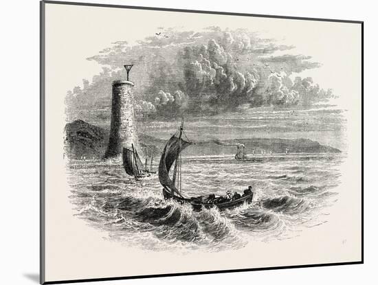 View on Lake Ontario, North America, USA, 1870s-null-Mounted Giclee Print