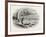 View on Lake Ontario, North America, USA, 1870s-null-Framed Giclee Print