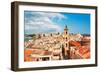 View on Naples Old Town under Blue Sky. Italy-dmitry kushch-Framed Photographic Print