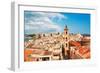 View on Naples Old Town under Blue Sky. Italy-dmitry kushch-Framed Photographic Print