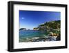 View on Pacific Coast of Mexico Resort Town of Mismaloya near Puerto Vallarta-elenathewise-Framed Photographic Print