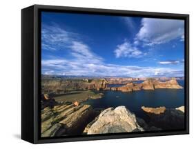 View on Padre Bay, Lake Powell, Utah, USA-Stefano Amantini-Framed Stretched Canvas