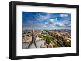 View on Paris from Notre Dame, France-sborisov-Framed Photographic Print