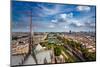 View on Paris from Notre Dame, France-sborisov-Mounted Photographic Print