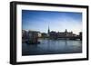 View on Riddarholmen with Riddarhuset, Riddarholmskyrkan and Norstedtshuset, Stockholm-Frina-Framed Photographic Print