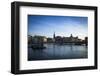 View on Riddarholmen with Riddarhuset, Riddarholmskyrkan and Norstedtshuset, Stockholm-Frina-Framed Photographic Print