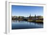 View on Riddarholmen with Riddarhuset, Riddarholmskyrkan and Norstedtshuset, Stockholm-Frina-Framed Photographic Print