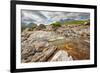 View on Sgurr Nan Gillean, Am Basteir and Sgurr a Bhasteir from Sligachan River, Isle of Skye, Scot-Nataliya Hora-Framed Photographic Print