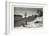 View on the Banks of the Euphrates. the Longest and One of the Most Historically Important Rivers o-null-Framed Giclee Print