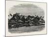 View on the Banks of the Mesap, Cambodia-null-Mounted Giclee Print