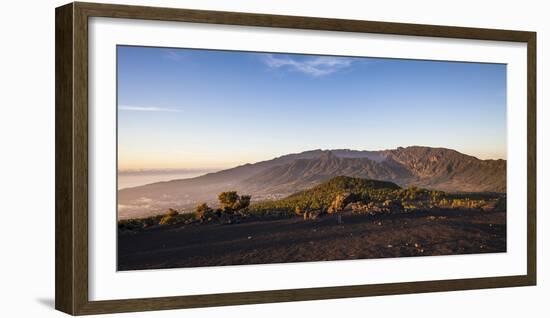 View on the Caldera De Taburiente, Caldera De Taburiente National Park, Canary Islands-Gerhard Wild-Framed Photographic Print