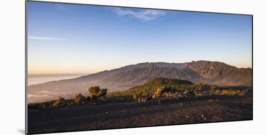 View on the Caldera De Taburiente, Caldera De Taburiente National Park, Canary Islands-Gerhard Wild-Mounted Photographic Print