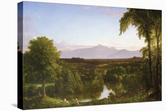 View on the Catskill - Early Autumn-Thomas Cole-Stretched Canvas