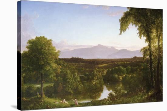 View on the Catskill - Early Autumn-Thomas Cole-Stretched Canvas