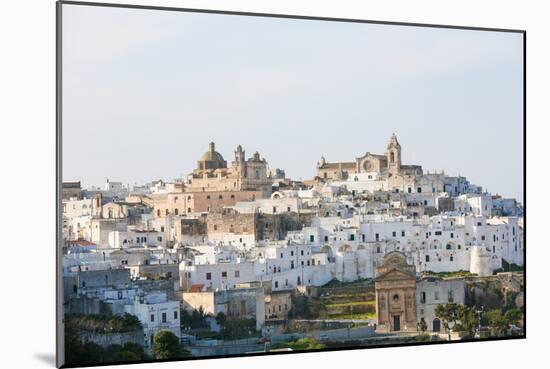 View on the Center of Ostuni, Puglia, Italy-Jorisvo-Mounted Photographic Print