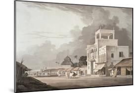 View on the Chitpore Road, Calcutta, Plate II from Oriental Scenery, Published 1797-Thomas & William Daniell-Mounted Giclee Print