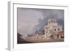View on the Chitpur Road, Calcutta-Thomas & William Daniell-Framed Giclee Print