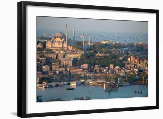 View on the City of Istanbul in Turkey-null-Framed Photo