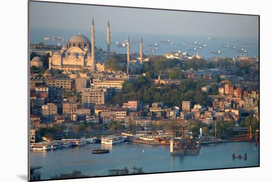 View on the City of Istanbul in Turkey-null-Mounted Photo