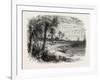 View on the Coast of Florida, USA, 1870s-null-Framed Giclee Print