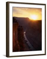 View on the Colorado River, Toroweep Point, North Rim, Grand Canyon National Park, Arizona, USA-Jerry Ginsberg-Framed Photographic Print