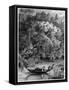 View on the Dodinga River, New Guinea, 1877-null-Framed Stretched Canvas