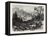 View on the Frontiers of Canada, 1870s-null-Framed Stretched Canvas