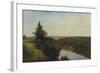 View on the Genesee near Mount Morris, 1857-John Frederick Kensett-Framed Giclee Print