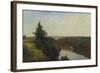 View on the Genesee near Mount Morris, 1857-John Frederick Kensett-Framed Giclee Print