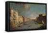 View on the Grand Canal, 1729-Canaletto-Framed Stretched Canvas