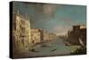 View on the Grand Canal, 1729-Canaletto-Stretched Canvas