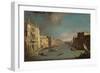 View on the Grand Canal, 1729-Canaletto-Framed Giclee Print