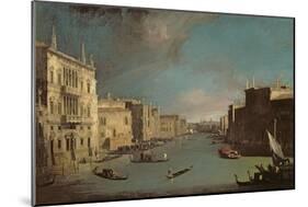 View on the Grand Canal, 1729-Canaletto-Mounted Giclee Print
