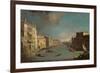 View on the Grand Canal, 1729-Canaletto-Framed Giclee Print