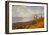 View on the Hudson Looking across the Tappen Zee towards Hook Mountain, 1866 (Oil on Canvas)-Albert Bierstadt-Framed Giclee Print