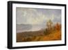 View on the Hudson Looking across the Tappen Zee towards Hook Mountain, 1866 (Oil on Canvas)-Albert Bierstadt-Framed Premium Giclee Print