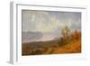 View on the Hudson Looking across the Tappen Zee towards Hook Mountain, 1866 (Oil on Canvas)-Albert Bierstadt-Framed Premium Giclee Print