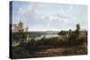 View on the Hudson River Near Tivoli, 1841-Thomas Doughty-Stretched Canvas