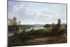 View on the Hudson River Near Tivoli, 1841-Thomas Doughty-Mounted Giclee Print