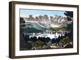 View on the Hudson - West Point-John Walsh & Co-Framed Art Print