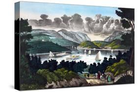 View on the Hudson - West Point-John Walsh & Co-Stretched Canvas