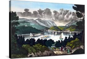 View on the Hudson - West Point-John Walsh & Co-Stretched Canvas