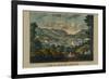 View on the Hudson - West Point-null-Framed Art Print