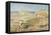 View on the Island of Rhodes-Richard Dadd-Framed Stretched Canvas
