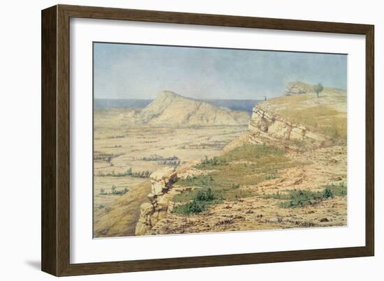 View on the Island of Rhodes-Richard Dadd-Framed Giclee Print