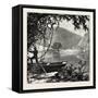 View on the James River, USA, 1870s-null-Framed Stretched Canvas