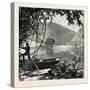 View on the James River, USA, 1870s-null-Stretched Canvas