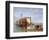 View on the Mediterranean, 1834-35-George Clarkson Stanfield-Framed Giclee Print