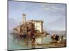 View on the Mediterranean, 1834-35-George Clarkson Stanfield-Mounted Giclee Print