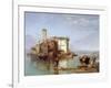 View on the Mediterranean, 1834-35-George Clarkson Stanfield-Framed Giclee Print